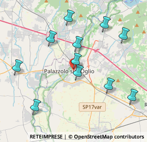 Mappa Via Giuseppe Parini, 25036 Palazzolo sull'Oglio BS, Italia (4.19545)