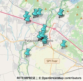 Mappa Via Giuseppe Parini, 25036 Palazzolo sull'Oglio BS, Italia (2.885)