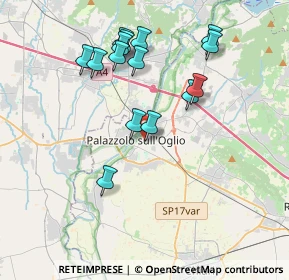 Mappa Via Giuseppe Parini, 25036 Palazzolo sull'Oglio BS, Italia (3.70267)