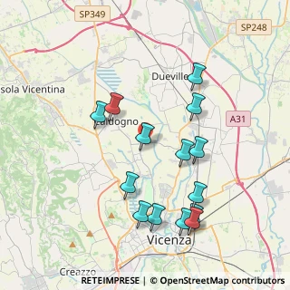 Mappa Piazzetta della Peschiera, 36030 Cresole VI, Italia (3.91929)
