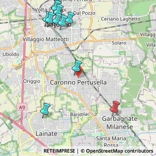 Mappa Via Tintoretto, 21042 Caronno Pertusella VA, Italia (2.91)