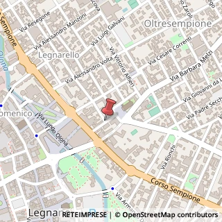 Mappa Via Bramante,  3, 21052 Legnano, Milano (Lombardia)
