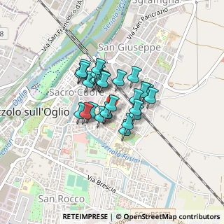 Mappa Via Attiraglio, 25036 Palazzolo sull'Oglio BS, Italia (0.26429)