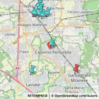 Mappa Vicolo B. Cellini, 21042 Caronno Pertusella VA, Italia (2.82636)