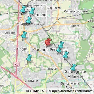 Mappa Vicolo B. Cellini, 21042 Caronno Pertusella VA, Italia (2.32455)