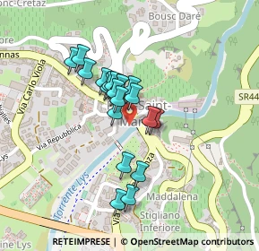 Mappa Valle d'Aosta, 11026 Pont-Saint-Martin AO, Italia (0.16)