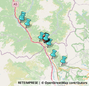 Mappa Valle d'Aosta, 11026 Pont-Saint-Martin AO, Italia (4.22167)