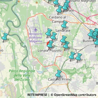 Mappa Via Giacomo Leopardi, 21015 Lonate Pozzolo VA, Italia (5.537)