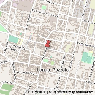 Mappa Via Roma, 4, 21015 Lonate Pozzolo, Varese (Lombardia)