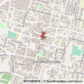 Mappa Via Roma, 2, 21015 Lonate Pozzolo, Varese (Lombardia)