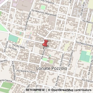 Mappa Via Roma, 5, 21015 Lonate Pozzolo, Varese (Lombardia)