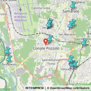Mappa Via Giacomo Leopardi, 21015 Lonate Pozzolo VA, Italia (2.74308)