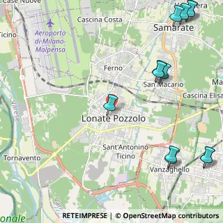 Mappa Via Giacomo Leopardi, 21015 Lonate Pozzolo VA, Italia (3.17583)