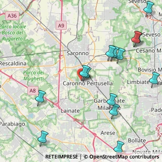 Mappa Via Carlo Borroni, 21042 Caronno Pertusella VA, Italia (5.59067)
