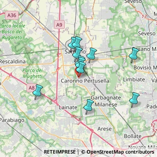 Mappa Via Carlo Borroni, 21042 Caronno Pertusella VA, Italia (3.01545)