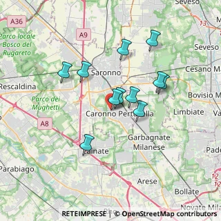 Mappa Via Carlo Borroni, 21042 Caronno Pertusella VA, Italia (2.97909)