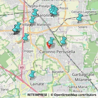 Mappa Via Carlo Borroni, 21042 Caronno Pertusella VA, Italia (2.678)