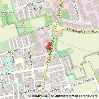 Mappa Via S. Martino, 20834 Nova Milanese, Monza e Brianza (Lombardia)