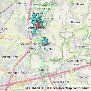 Mappa Viale Martiri della Libertà, 20875 Burago di Molgora MB, Italia (1.70167)