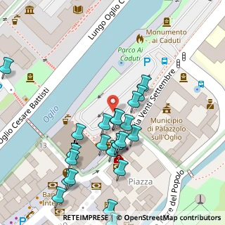 Mappa Via XX Settembre, 25036 Palazzolo sull'Oglio BS, Italia (0.064)