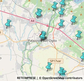 Mappa Via XX Settembre, 25036 Palazzolo sull'Oglio BS, Italia (5.8385)