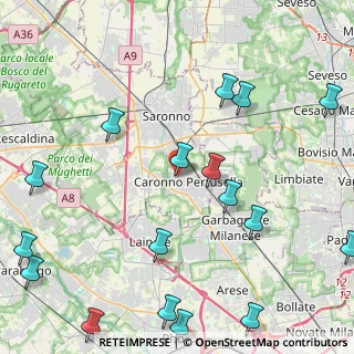Mappa Via Battisti Cesare, 21042 Caronno Pertusella VA, Italia (5.90647)