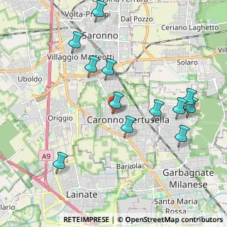 Mappa Via Dante, 21042 Caronno Pertusella VA, Italia (2.12)