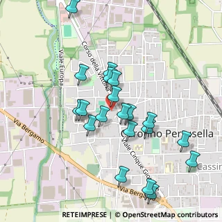 Mappa Via Battisti Cesare, 21042 Caronno Pertusella VA, Italia (0.4595)