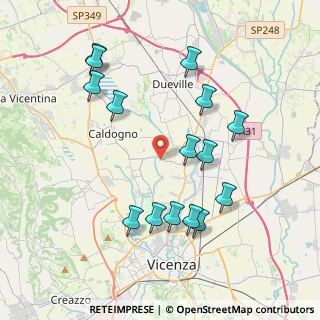 Mappa Via Fornaci, 36030 Cresole VI, Italia (4.07133)