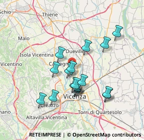 Mappa Via Fornaci, 36030 Cresole VI, Italia (6.20765)