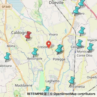 Mappa Via Fornaci, 36030 Cresole VI, Italia (3.01615)