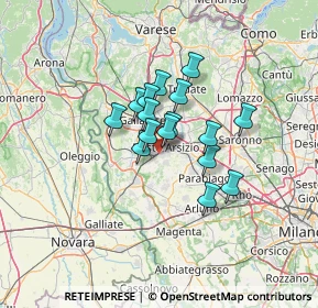 Mappa Via Monfalcone, 21052 Busto Arsizio VA, Italia (8.71188)