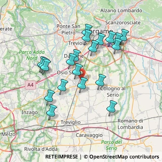 Mappa Corso Italia, 24049 Verdello BG, Italia (7.2025)