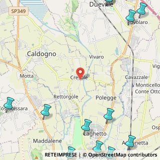 Mappa Via Crosara, 36030 Caldogno VI, Italia (3.97167)
