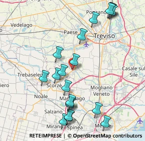 Mappa Via Noalese, 31059 Zero Branco TV, Italia (9.1495)