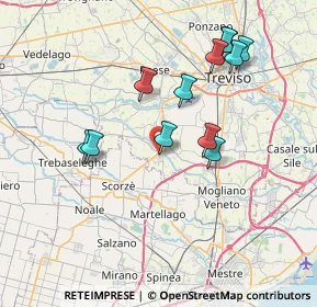 Mappa Via Noalese, 31059 Zero Branco TV, Italia (7.21417)