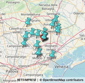 Mappa Via Noalese, 31059 Zero Branco TV, Italia (8.80278)