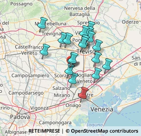 Mappa Via Noalese, 31059 Zero Branco TV, Italia (10.75789)