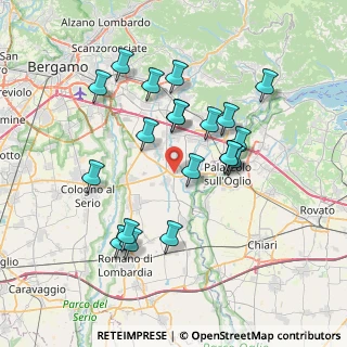 Mappa Cascina Portico, 24050 Mornico Al Serio BG, Italia (6.942)