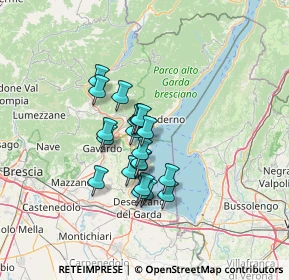 Mappa Via Preone, 25010 San Felice del Benaco BS, Italia (9.448)