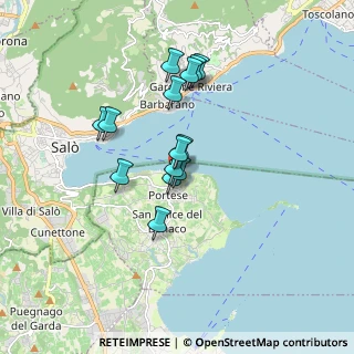 Mappa Via Preone, 25010 San Felice del Benaco BS, Italia (1.34857)