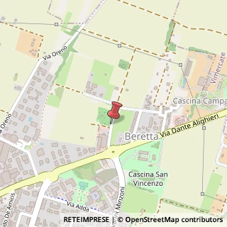 Mappa Cascina Beretta, 6, 20863 Concorezzo, Monza e Brianza (Lombardia)