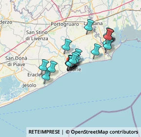 Mappa SP 54 San Donà di Piave Caorle, 30021 Caorle VE, Italia (9.5515)