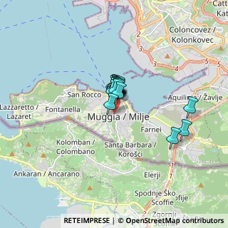 Mappa Via Natale Colarich, 34015 Muggia TS, Italia (0.8475)