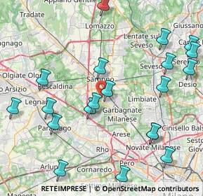 Mappa Via Santa Margherita, 21042 Caronno Pertusella VA, Italia (10.091)
