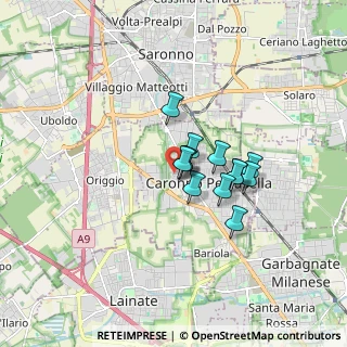 Mappa Via Santa Margherita, 21042 Caronno Pertusella VA, Italia (1.08846)