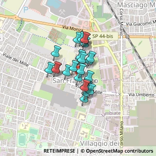 Mappa Via Padova, 20812 Limbiate MB, Italia (0.264)
