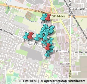 Mappa Via Roma, 20812 Limbiate MB, Italia (0.232)