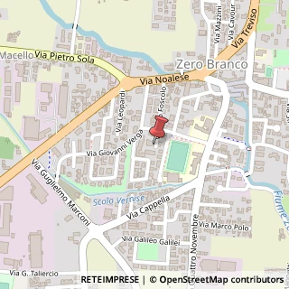 Mappa Via U. Foscolo, 12/4, 31059 Zero Branco, Treviso (Veneto)