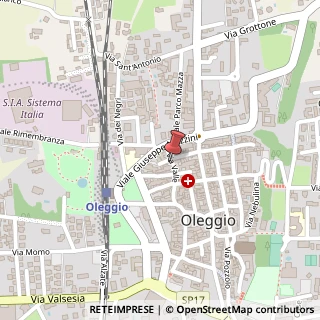 Mappa Via Valle, 53, 28047 Oleggio, Novara (Piemonte)